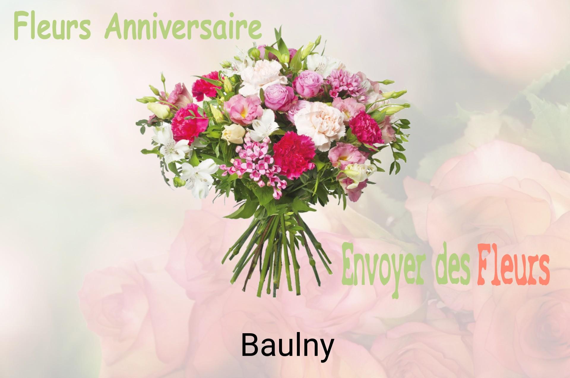 Bouquet de fleurs d’anniversaire livré à Baulny